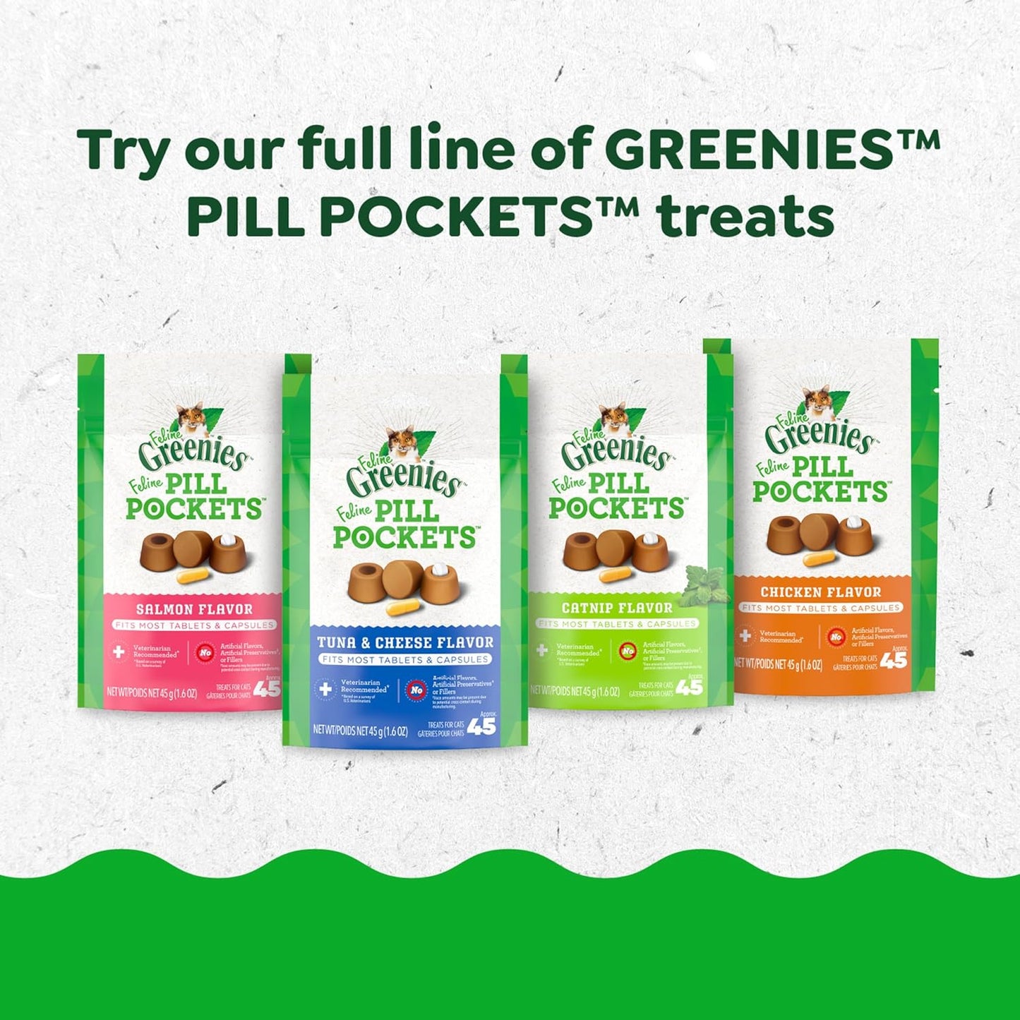 GREENIES Pill Pockets 1.6oz (45ct) - Chicken