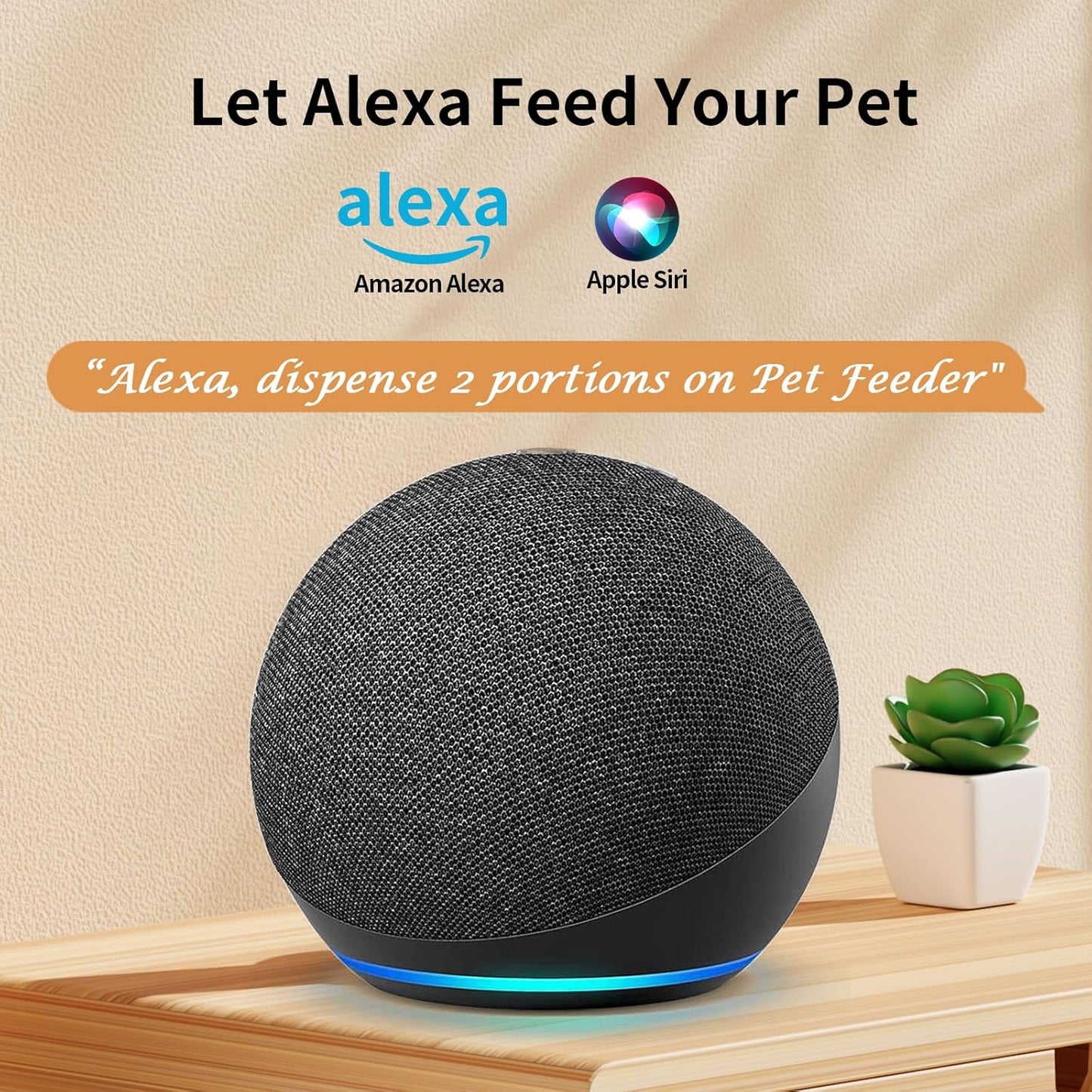 PAPIFEED Automatic Pet Feeder with App Control - 15 cups