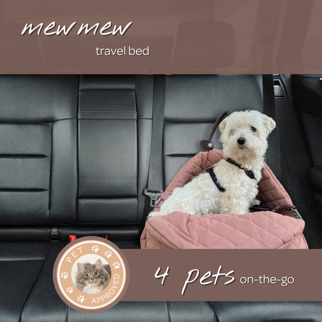 mew mew travel pet bed