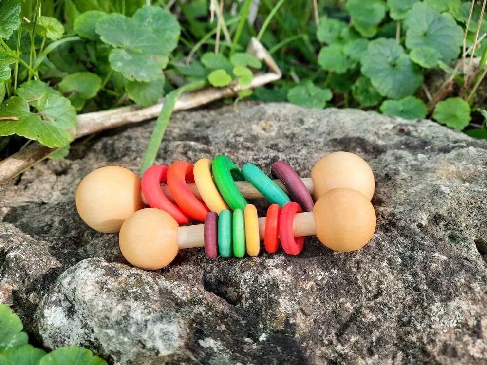 Rainbow Shaker Toy for Small Animals