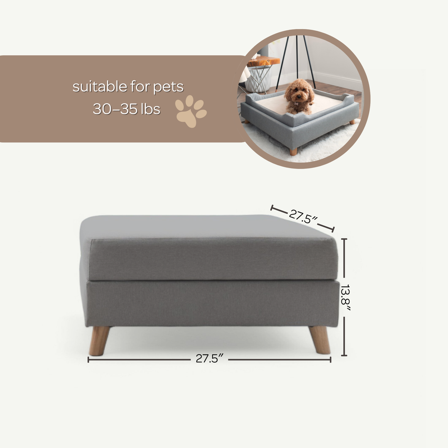 otto pet ottoman