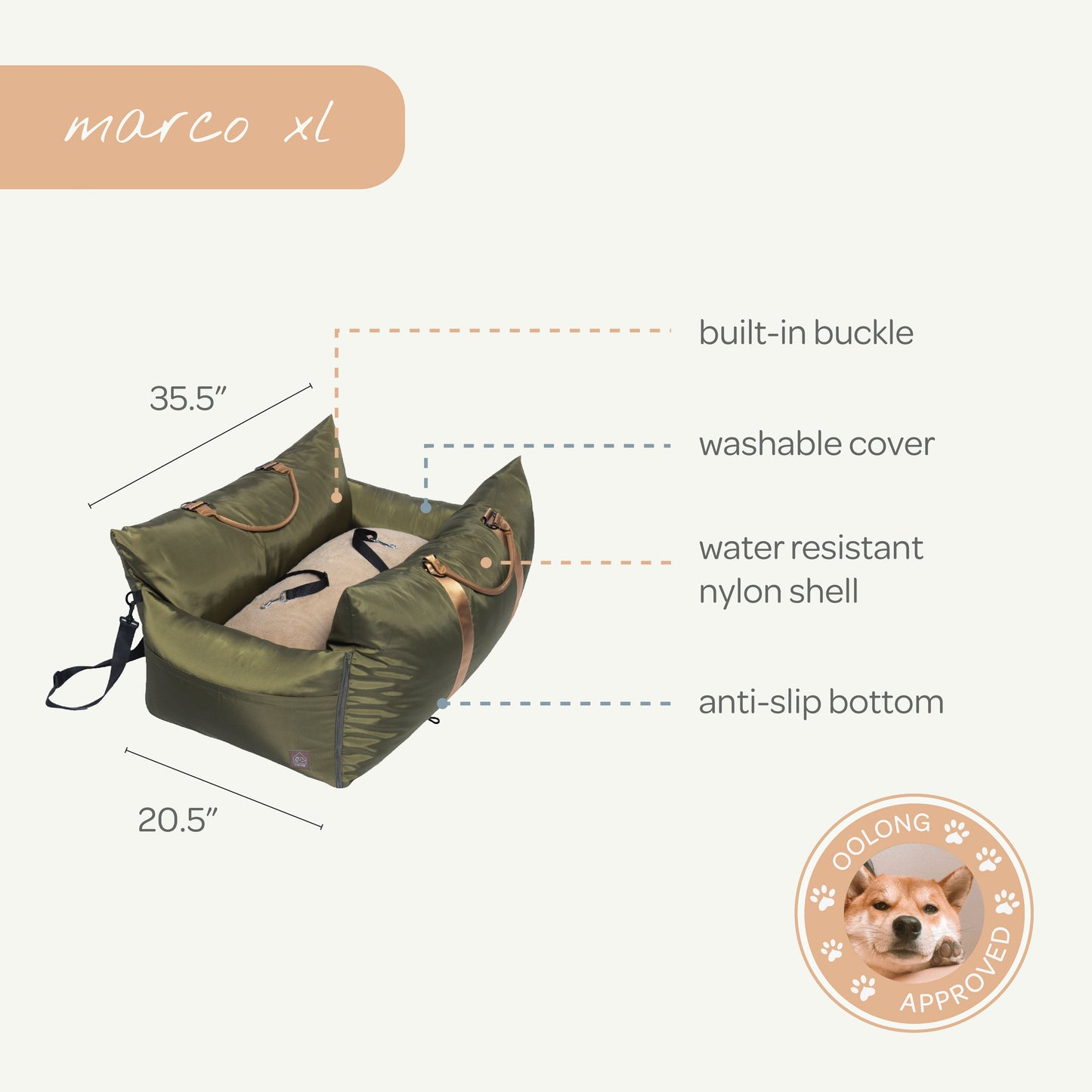 marco travel pet bed
