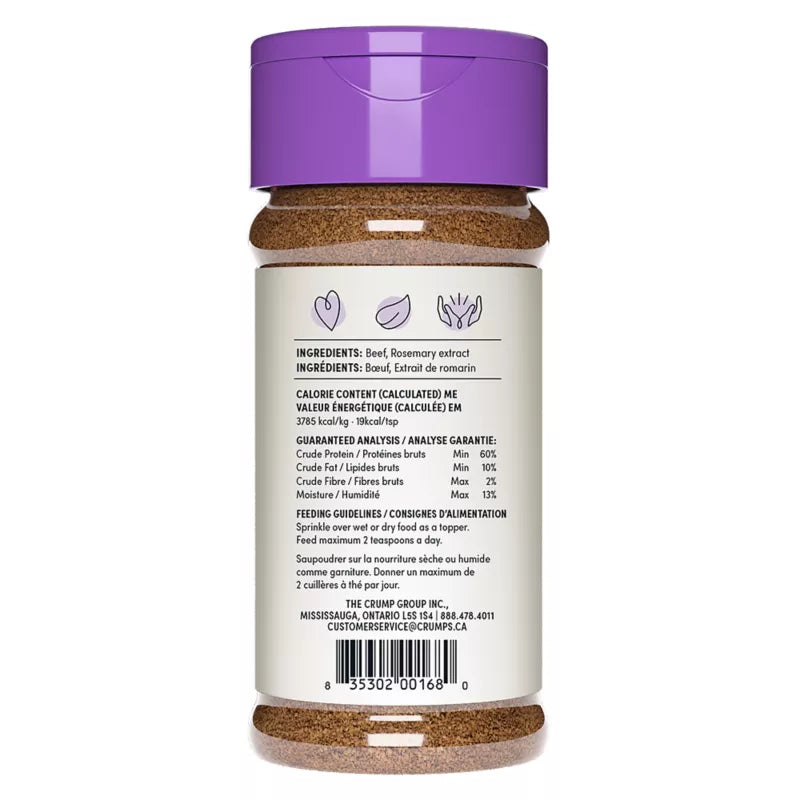 CRUMPS Beef Liver Sprinkles Dog Meal Topper (120g)