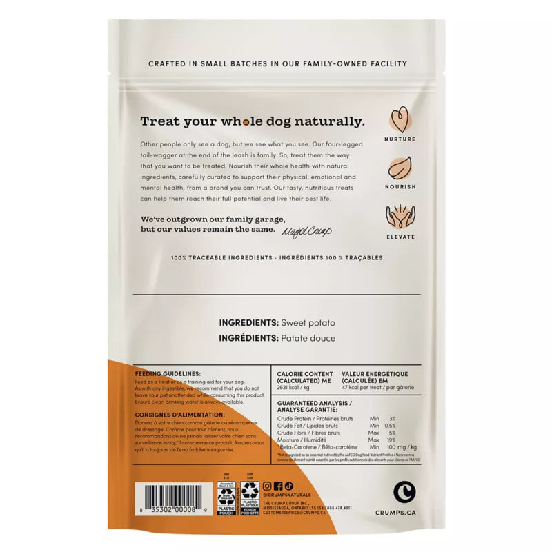CRUMPS Sweet Potato Chews (160g)