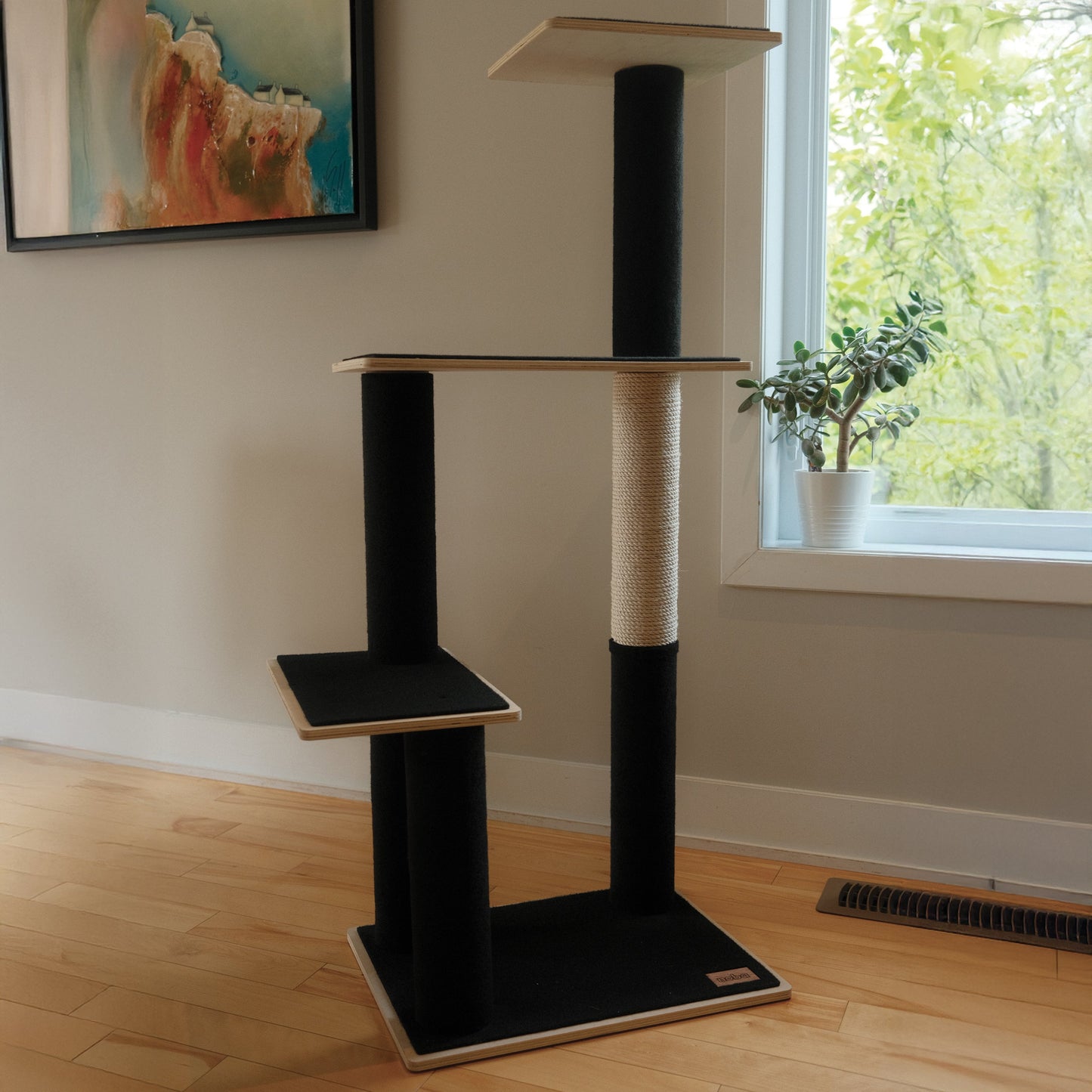 Noba Modern Plywood 3-Level Cat Tree