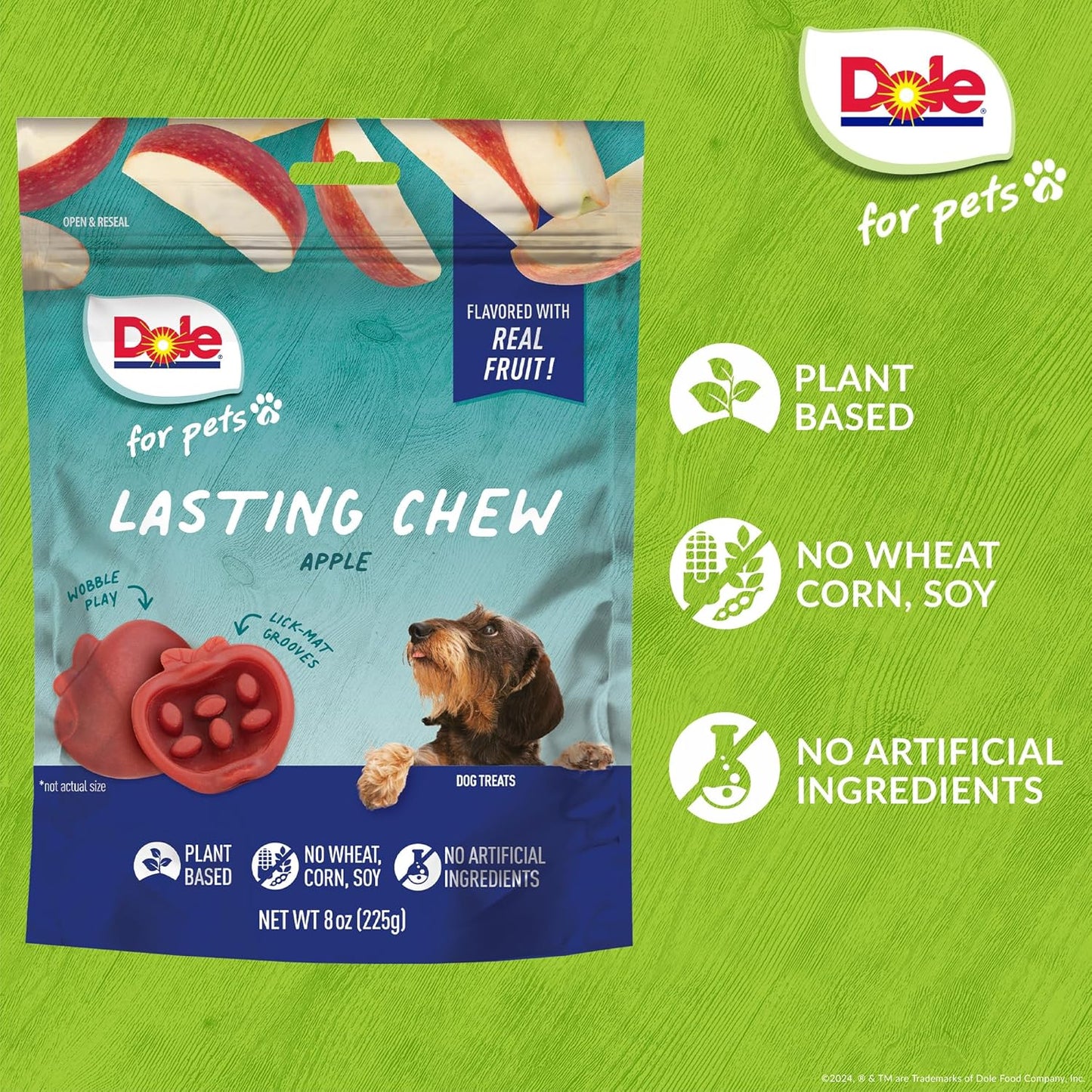 DOLE for Pets Freshly Fetched Lasting Chew - Apple