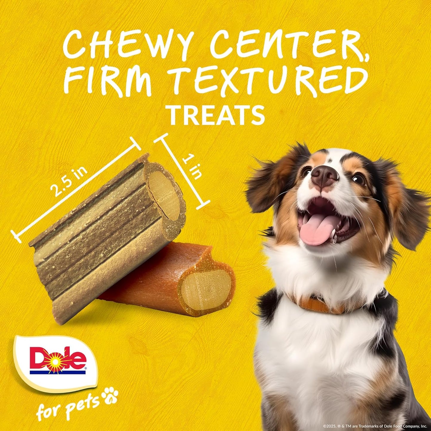 DOLE for Pets Freshly Fetched Lasting Chew - Banana & Pumpkin