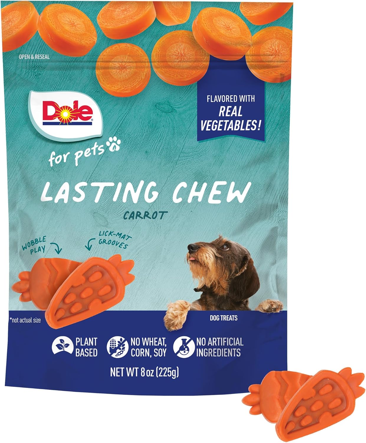 DOLE for Pets Freshly Fetched Lasting Chew - Carrot
