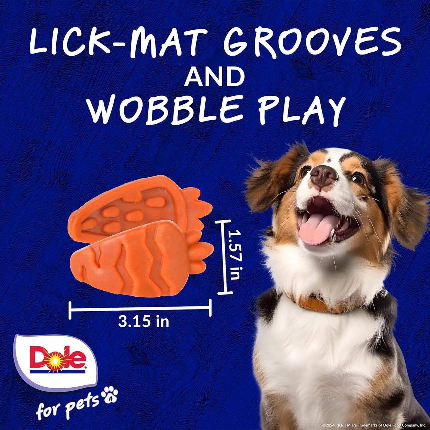 DOLE for Pets Freshly Fetched Lasting Chew - Carrot