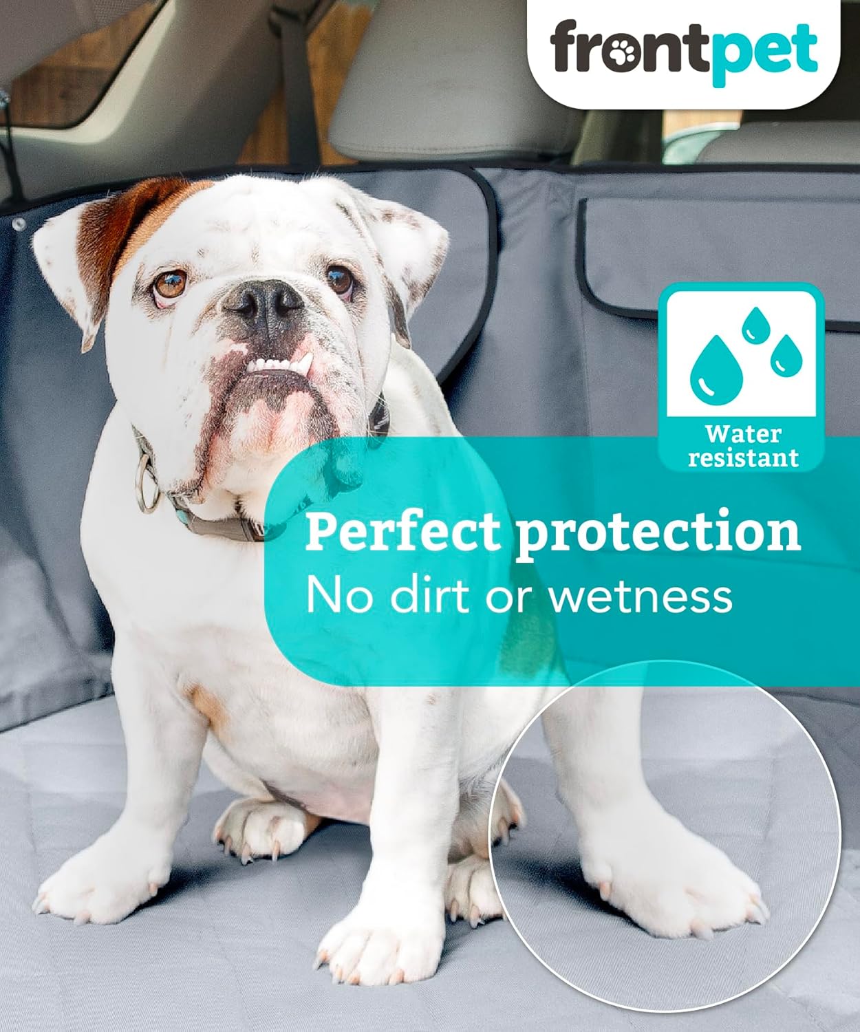 FRONTPET Quilted Dog Cargo Cover for SUV (XL)