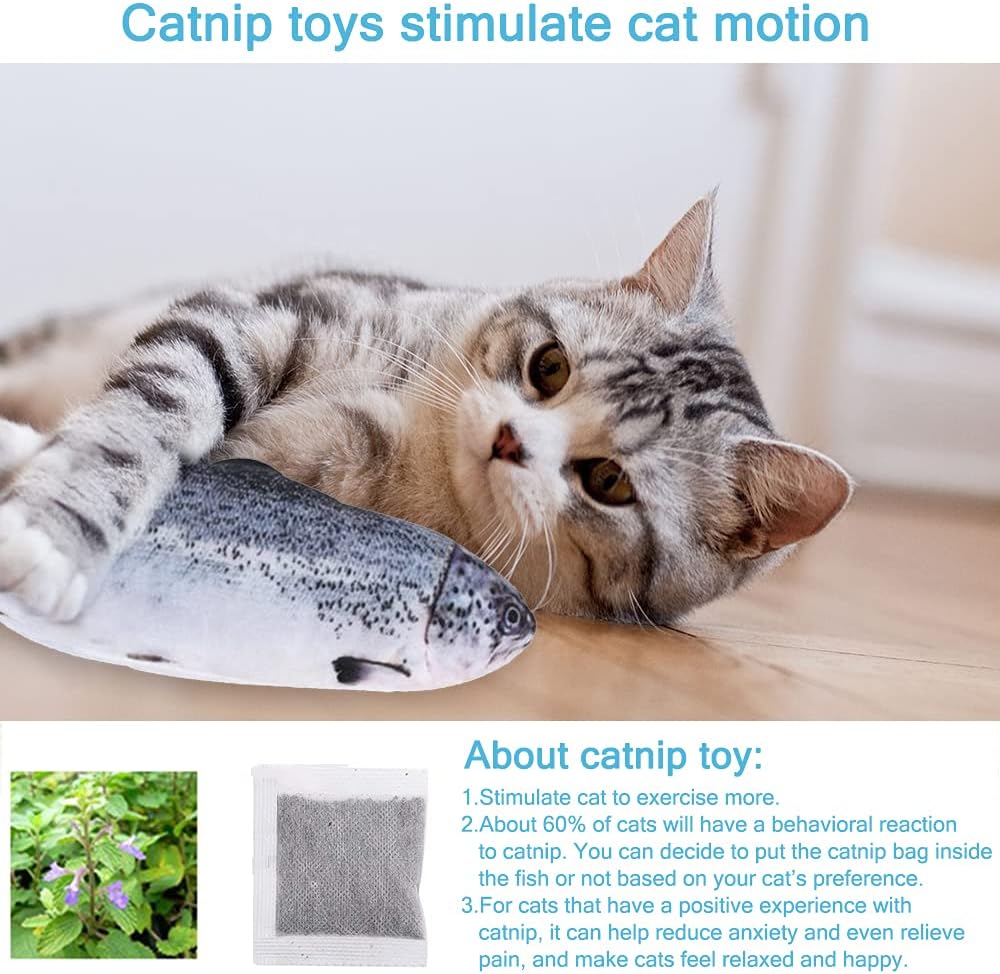 Floppy Fish - USB Interactive Cat Toy
