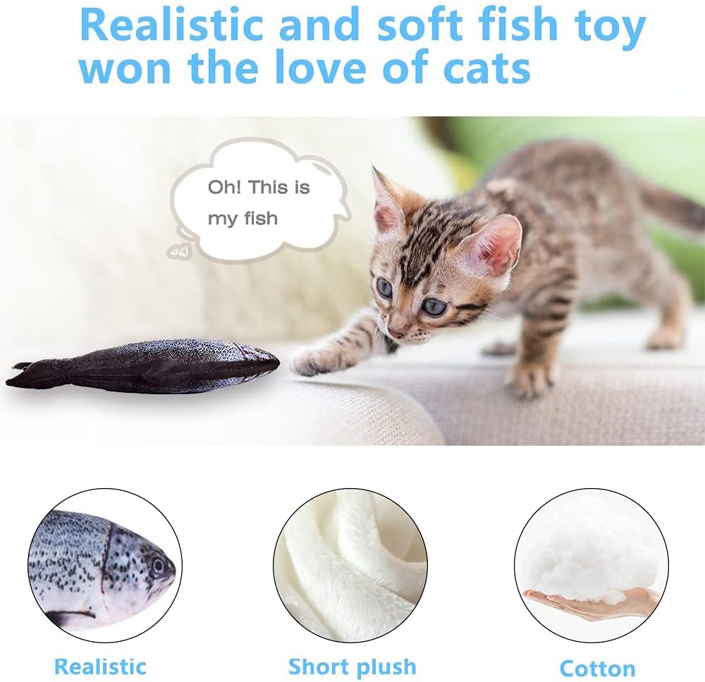Floppy Fish - USB Interactive Cat Toy