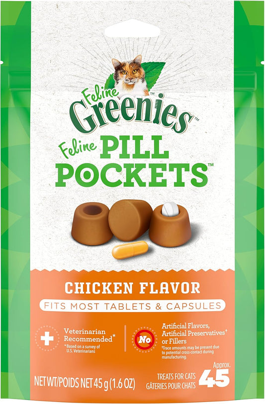GREENIES Pill Pockets 1.6oz (45ct) - Chicken