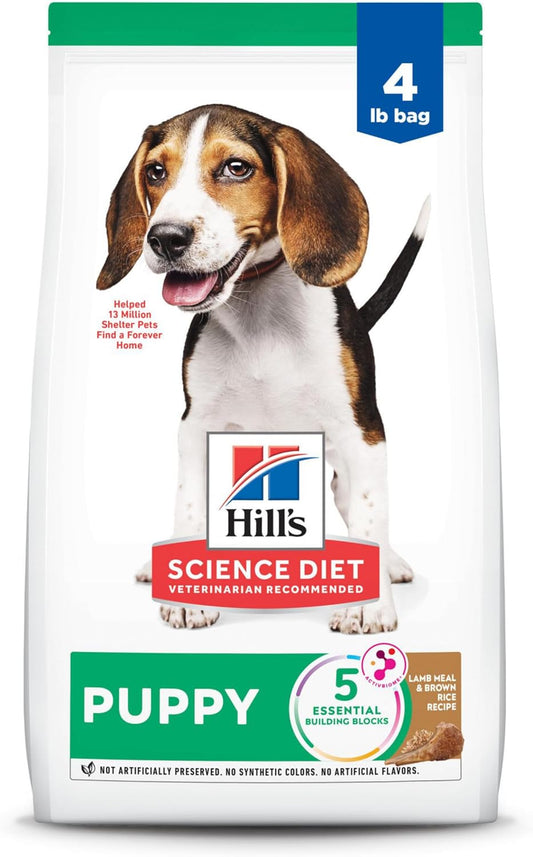 HILLS Science Diet Dry Puppy Food (Lamb Meal & Brown Rice) - 4lbs