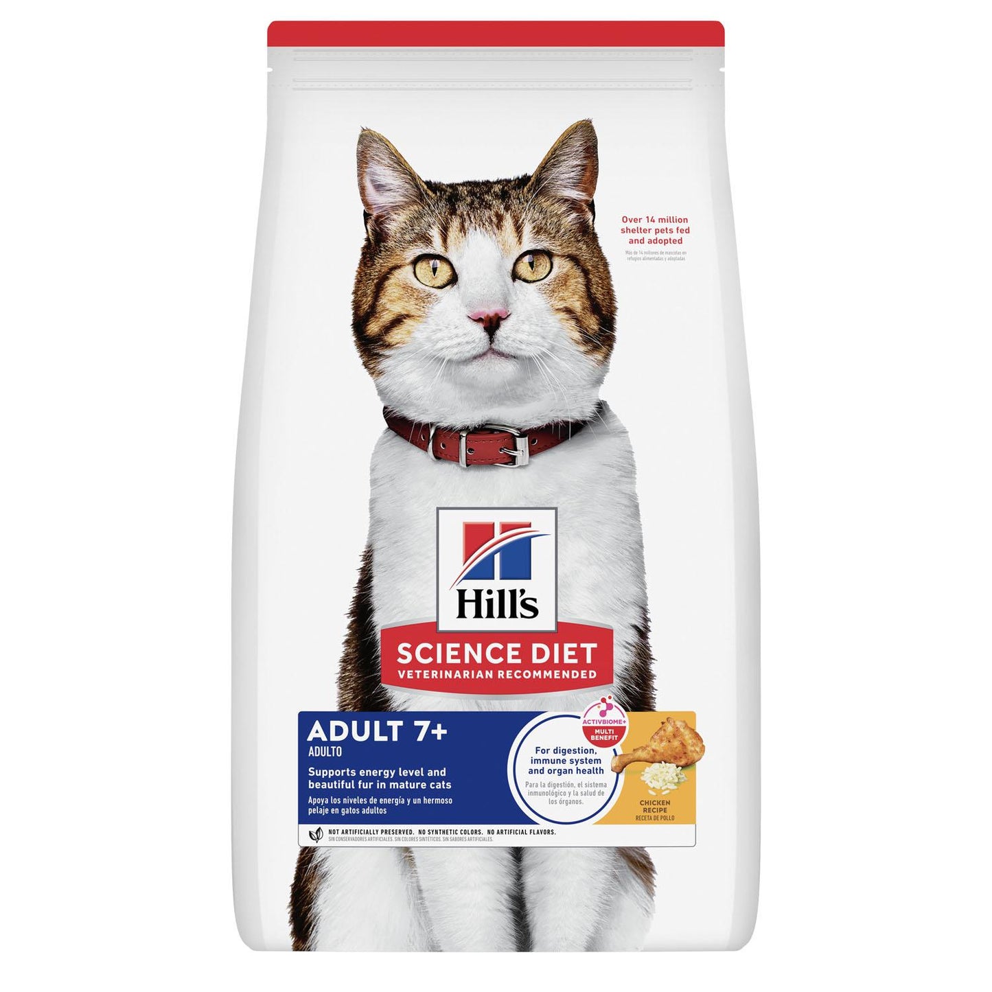 HILLS Science Diet Adult 7+ Cat Food (Chicken) - 7lbs