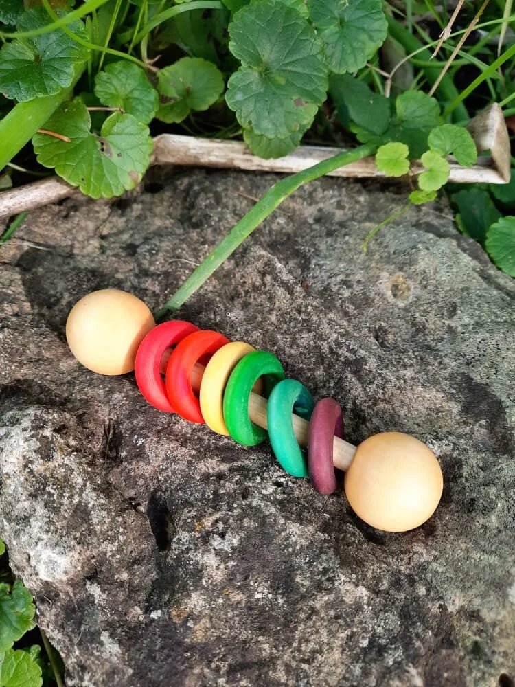 Rainbow Shaker Toy for Small Animals