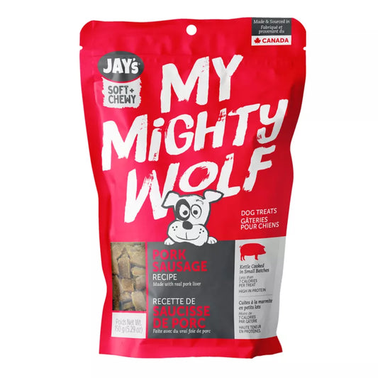 JAYS My Mighty Wolf Dog Treats (Pork Sausage)