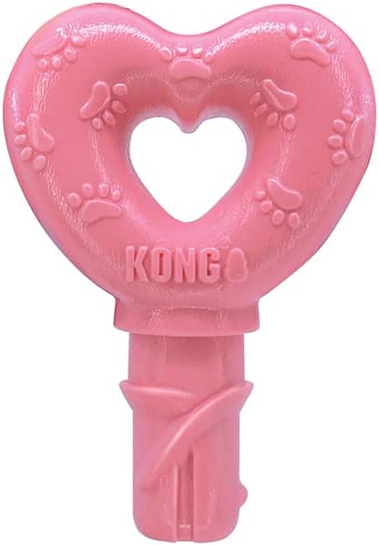 KONG ChewStix Puppy Twist Heart (S) - Pink