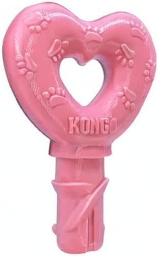 KONG ChewStix Puppy Twist Heart (S) - Pink