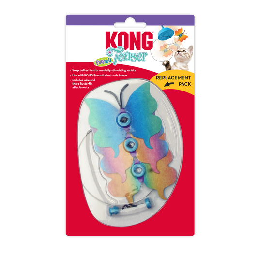 KONG Teaser Purrsuit Butterfly Replacement Pack