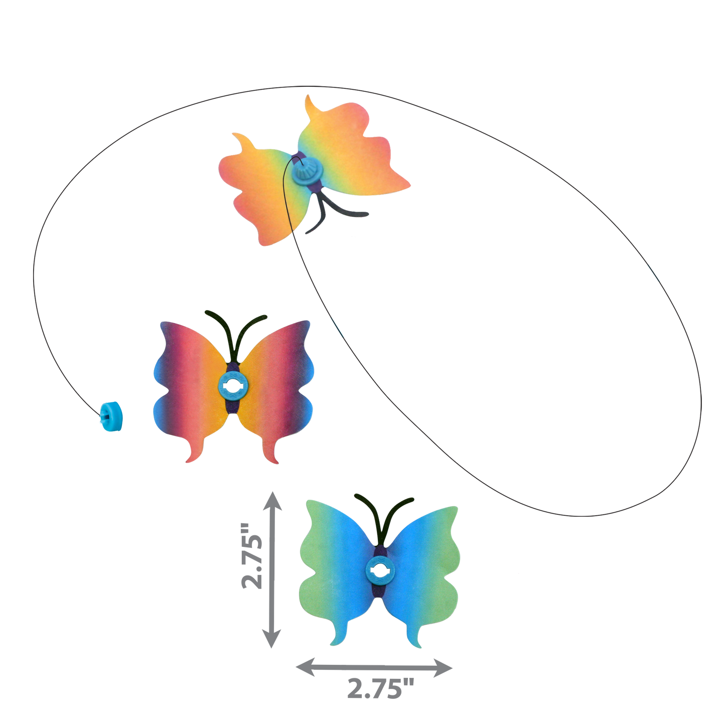 KONG Teaser Purrsuit Butterfly Replacement Pack