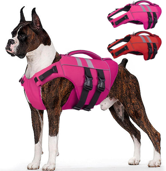 KUOSER XXL Dog Life Jacket (Light Pink)