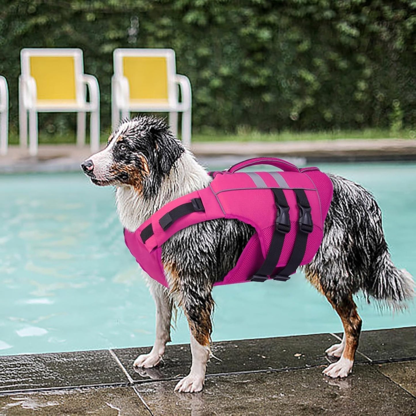 KUOSER XXL Dog Life Jacket (Light Pink)