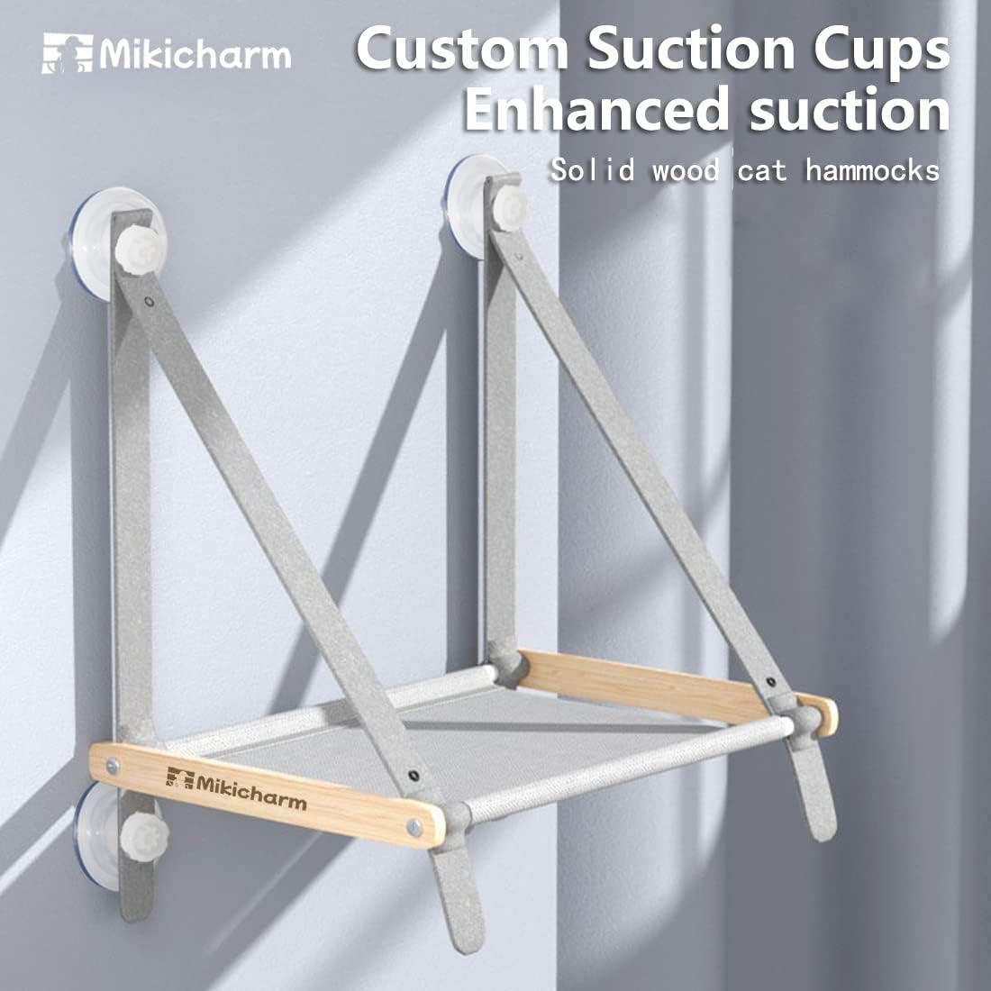 MIKICHARM Cat Window Perch - Hammock Bed for Indoor Cats