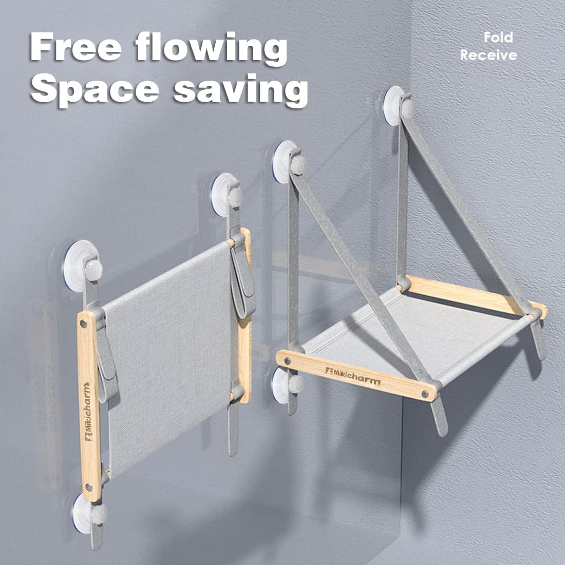 MIKICHARM Cat Window Perch - Hammock Bed for Indoor Cats