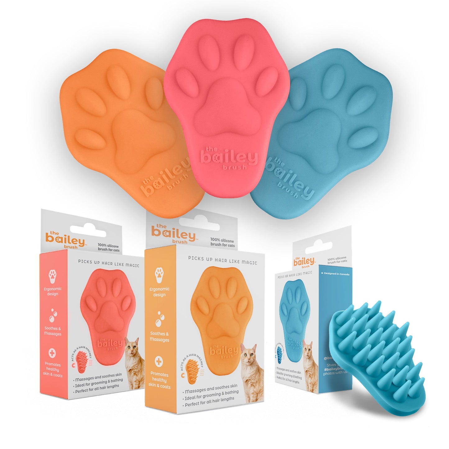 The Bailey Brush™ Cat Brush