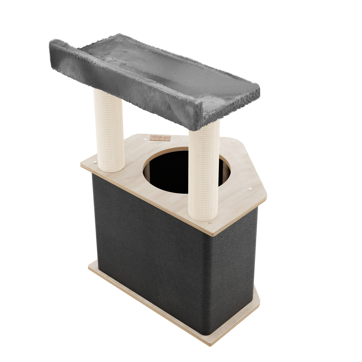 The Lodge Hideout - 2-Level Cat Tree