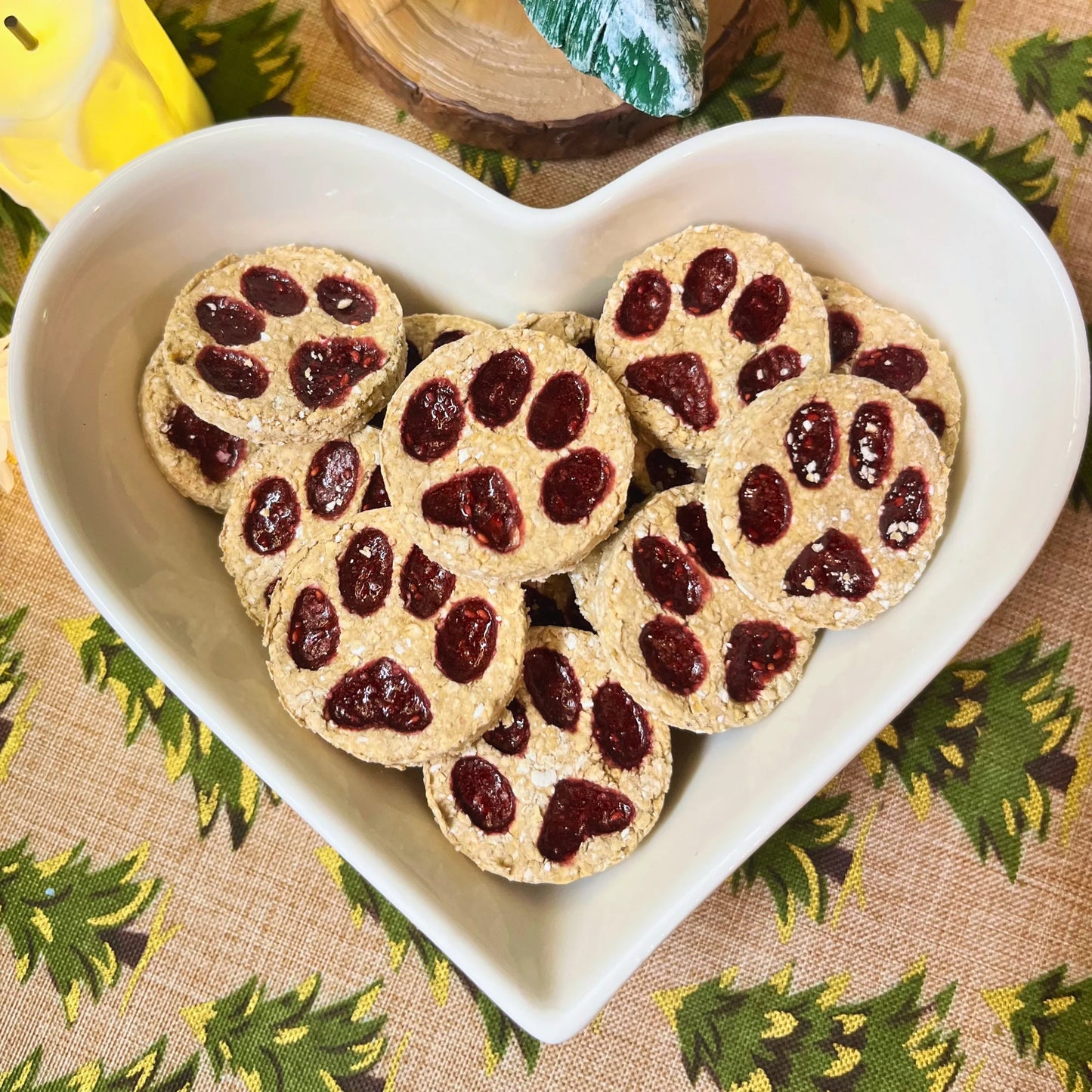 Pawprint Jam Cookies