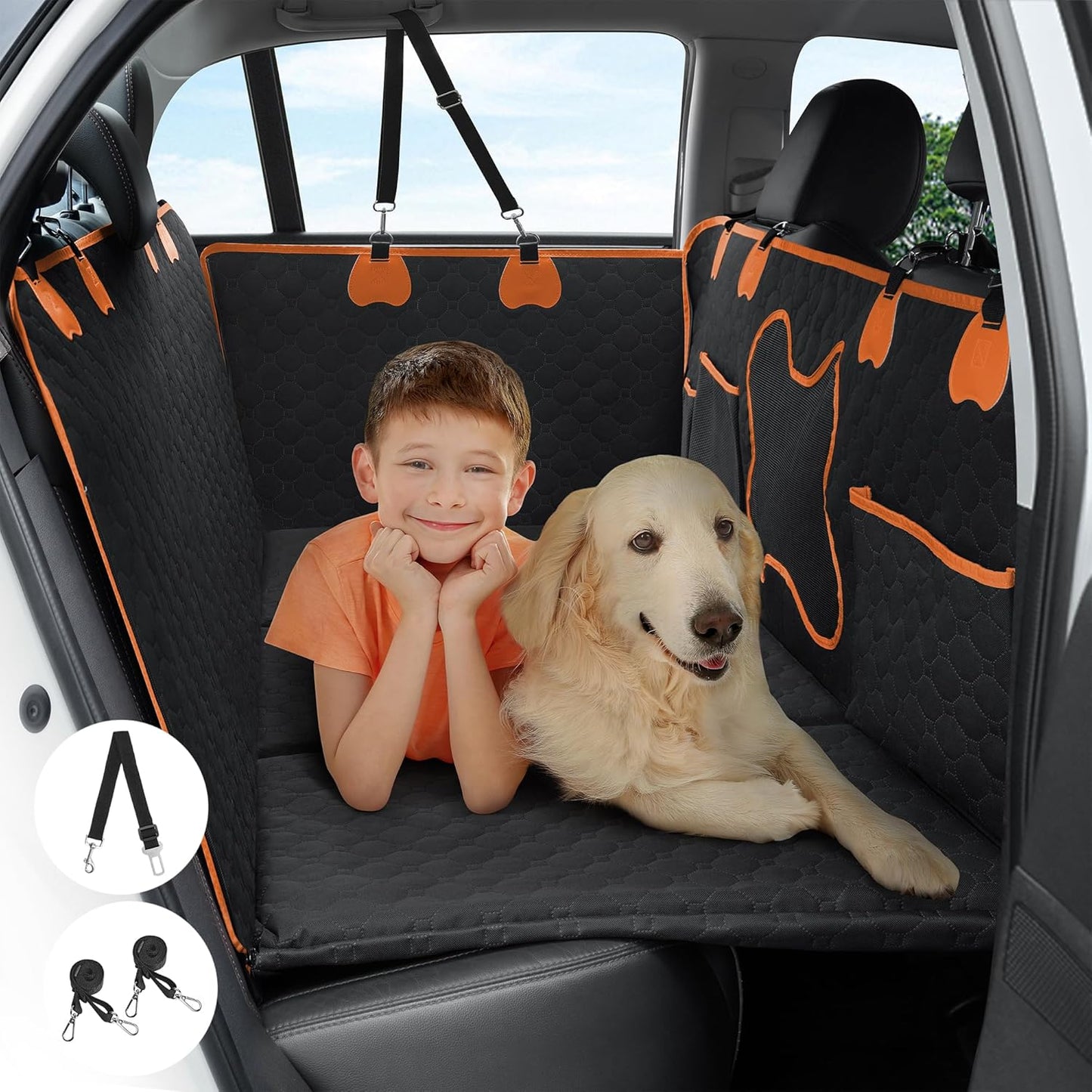 RENGUE Back Seat Extender Dog Seat