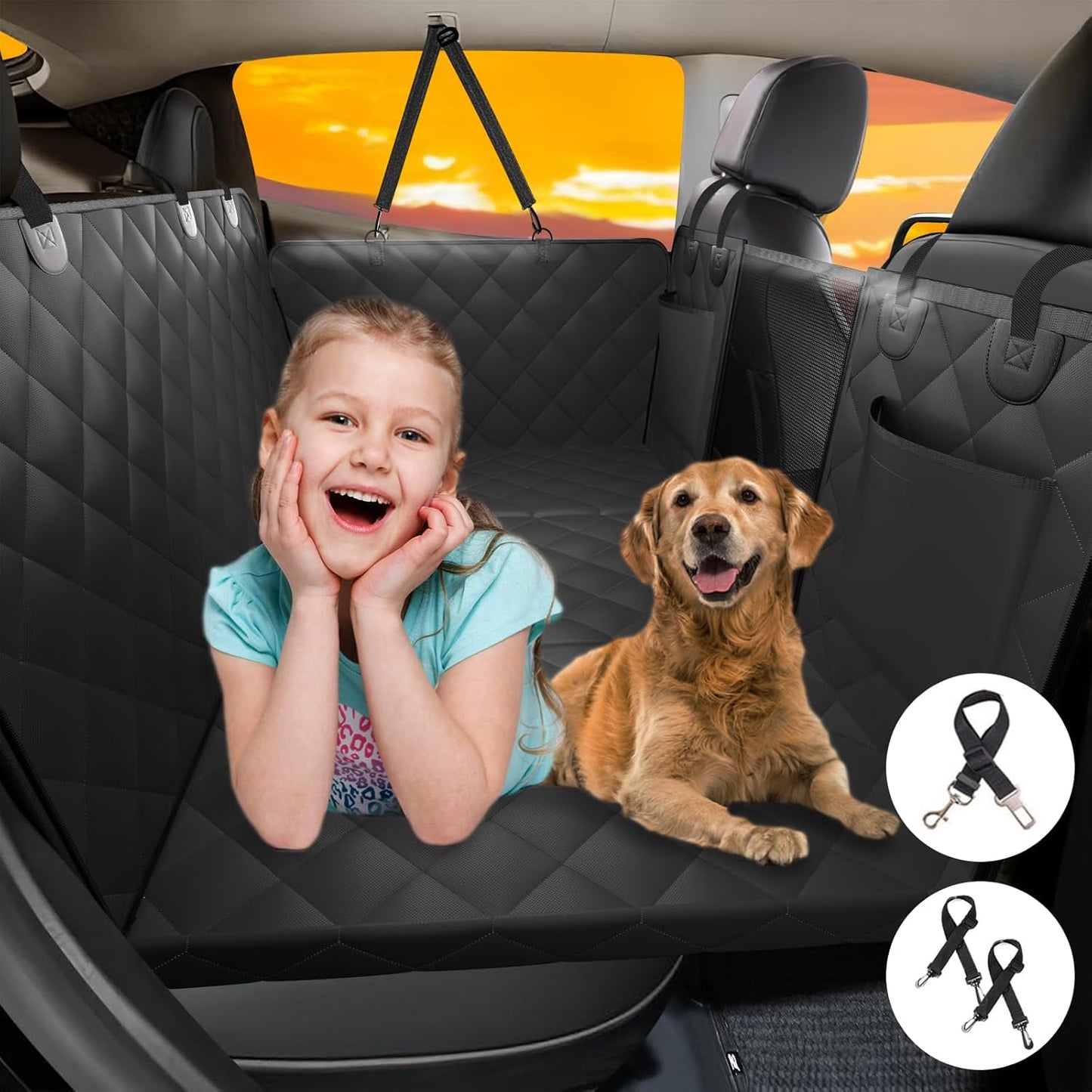 ROUWINNE Back Seat Extender for Dogs