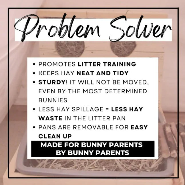 Four Hole Hay Feeder and Litter Box