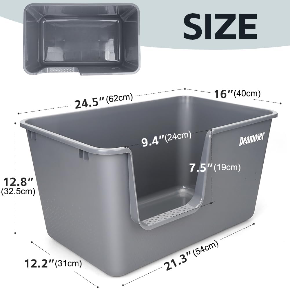 XL High-Sided Litter Box (24" x 16")
