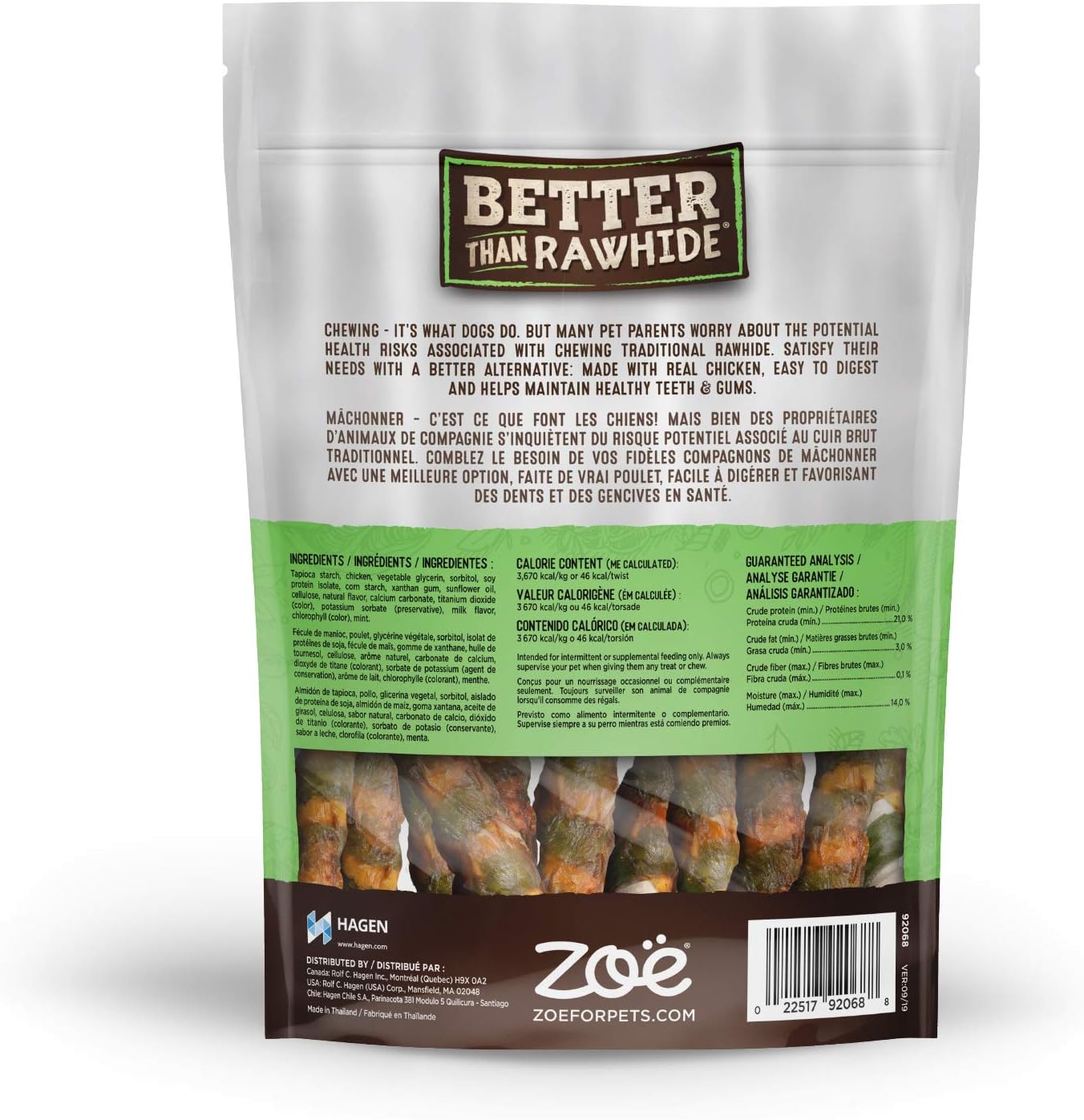 ZEUS Better Bones Twists - Mint Flavour - 148g