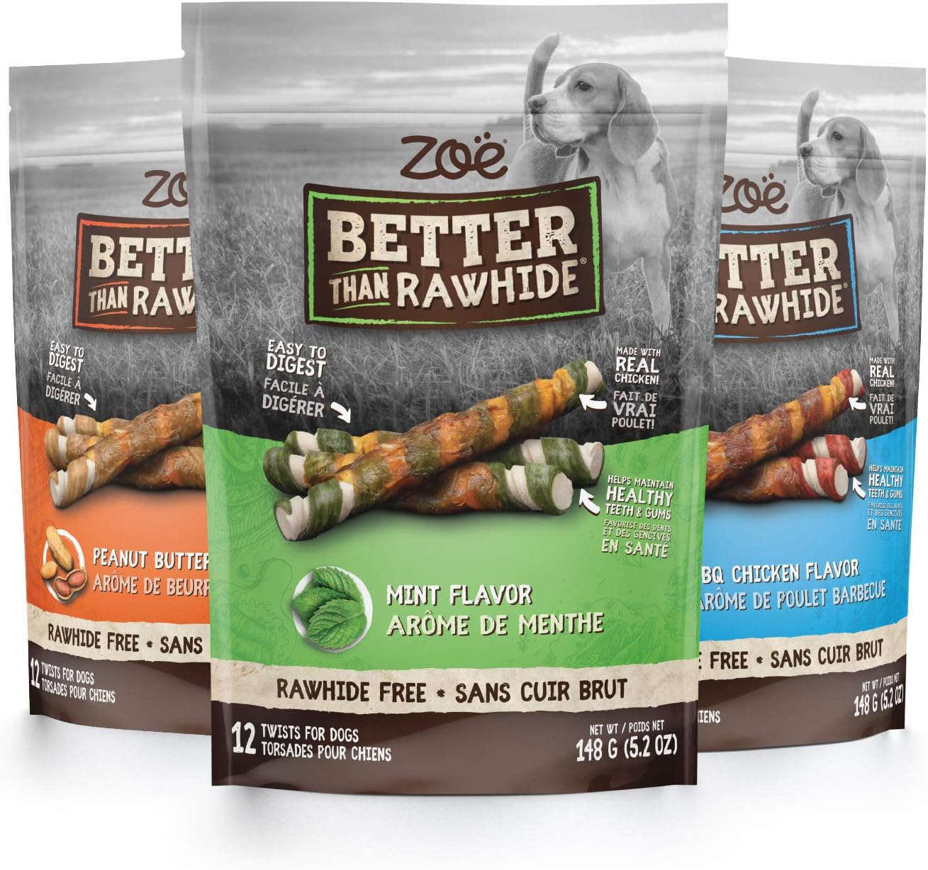 ZEUS Better Bones Twists - Mint Flavour - 148g