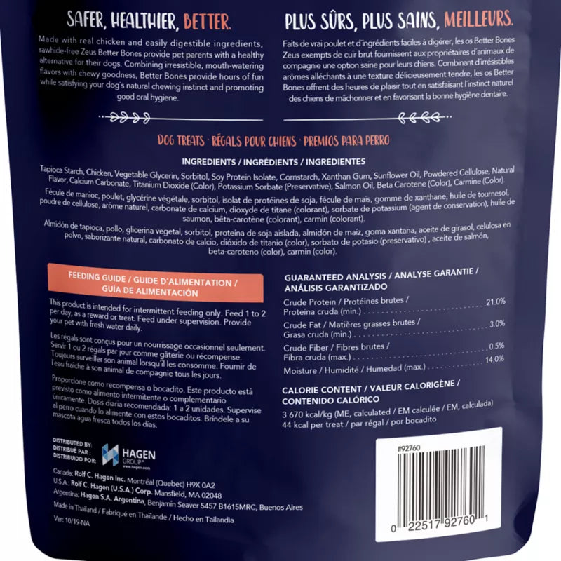 ZEUS Better Bones Twists - Salmon Flavour - 114g